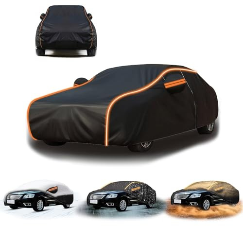 Autogarage Abdeckung für MINI Cooper Cabrio 2005-2023, Autoabdeckung Wasserdicht Auto Abdeckplane Vollgarage Staubdicht Winddicht Regen Sonne Staub Reißfest Q0928