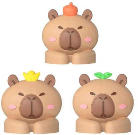 3Pcs Animal PVC Cord Holder Clip Desktop Cable Management Clip Adhesive Cables Wire Organiser for Tabletop Wall Strong Adhesive Wire