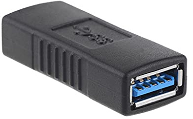 Qsvbeeqj Stecker-Adapter, USB 3.0-Koppler, Gender Changer A Buchse auf A Extender Konverter auf USB