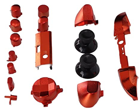 Xiuganpo Ensemble de Boutons de Contrôleur de Jeu Complet et Confortable, Poignées de Galvanoplastie, Accessoires pour Series X, Bouton de Remplacement de Haute qualité pour Poignée de Jeu Series