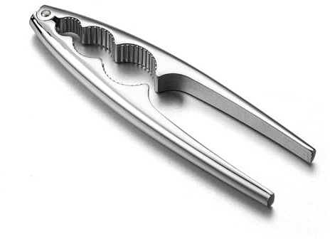 HOPEYMY26 Nutcracker for Nutcrackers, Chestnut Tongs, Metal Nutcracker, Multifunctional Nutcracker for Large and Small Nuts