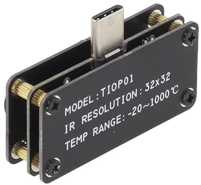 Risoluzione infrarossa della macchina fotografica 32x32 di registrazione di immagini termiche per il telefono cellulare con l'interfaccia di tipo C, gamma da -20 a 1000℃, frame rate 5FPS