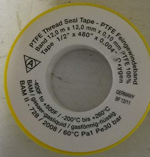 HTD Nastro in teflon per sigillare filettature adatte all'ossigeno