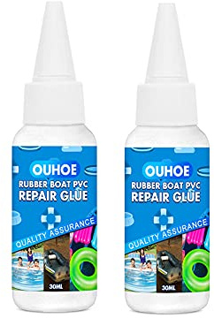30ml Inflatable Pool Repair Glue Waterproof PVC Pool Patch Adhesive Glue, Repair Patches Kit for Water Beds, Paddling Pools, Water Toys, Inflatable Balls