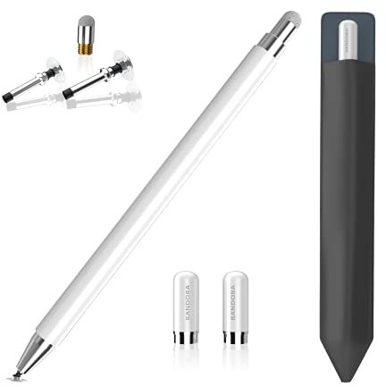 Randora Stylus Pen for Touch Screen Stylus Pen for Ipad 2018-2023 Capacitive Pencil Universal Compatible with iPhone, Pro Air Android Microsoft surface tablet High Precision pen With Carry Case