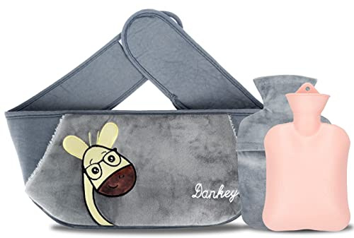 Wärmflasche mit Gürtel, Koala Wärmeflasche Gürtel für Hals und Schulter, Rücken, Beine, Taille Warm, Gummi Hot Water Bottle für Kinder, Erwachsene und Ältere