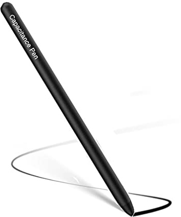 LiLiTok INPUT_PEN for Samsung Galaxy Z Fold4/Fold3, Stylus Pen Capacitive Touchscreen Pen with Silicone Tip, Aluminium Alloy, Black