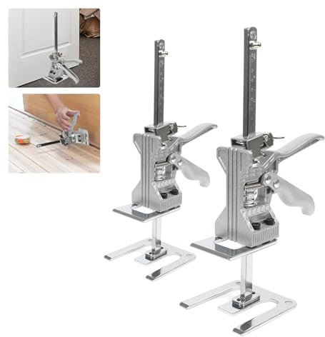 Sollevatore di Bordo Resistente, 2Pcs Strumento per jack palmare per braccio di risparmio di lavoro, Cuscinetto 400KG Sollevatore per piastrelle,Attrezzo per Martinetto Portatile