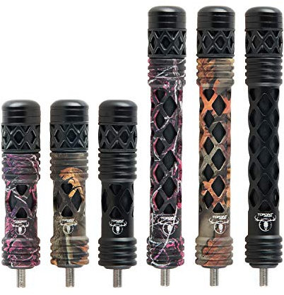 AMEYXGS Bogenschießen Bogen Stabilisator für Compound Bogen Balance Bar Rod 5 Zoll 8 Zoll Vibrations Reduzierung Bogen Dämpfer Dämpfung (5 Zoll, Camo)