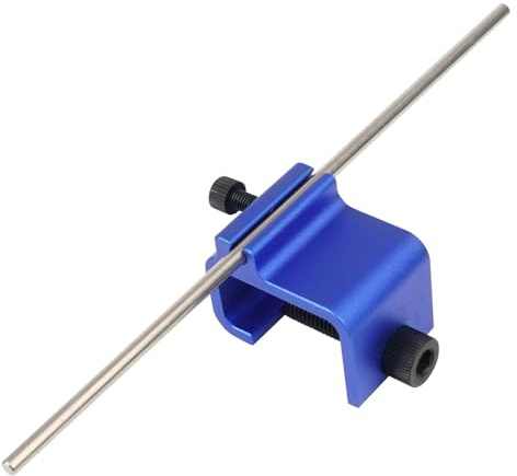 Mulcort Outil d'alignement de chaîne de Moto, Outil d'alignement Rapide et Précis en Alliage d'aluminium, pour Un alignement Parfait de la chaîne, pour Motos de Sport de Rue, de Cross-Country(Bleu)