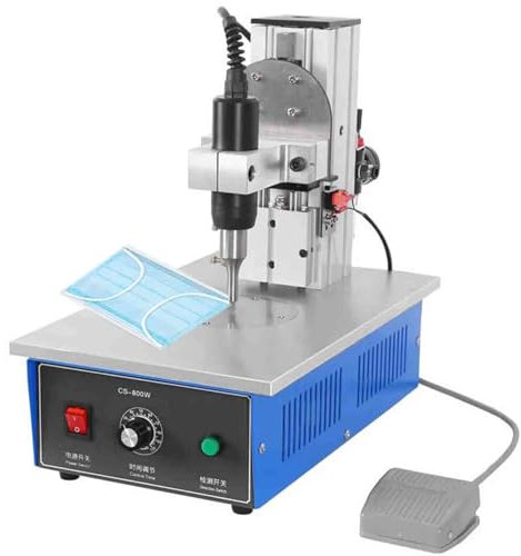 HNBYLMM Saldatrice a Punti ad ultrasuoni 600W 35KHz Saldatrice per plastica, Saldatrice a Punti ad ultrasuoni con Pedale elettronico per Tessuti Non Tessuti, Tessuti in Nylon