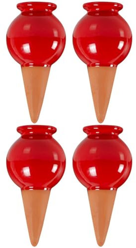 Qaonsciug Globos de riego automático para plantas, estacas de riego por goteo, riego automático para dispensador de agua de plantas y flores