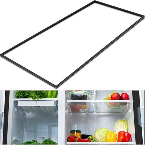 AWFOM Sello Magnético para Puerta de Frigorífico y Congelador,Universal Junta de Goma para Puerta de Nevera,Negro
