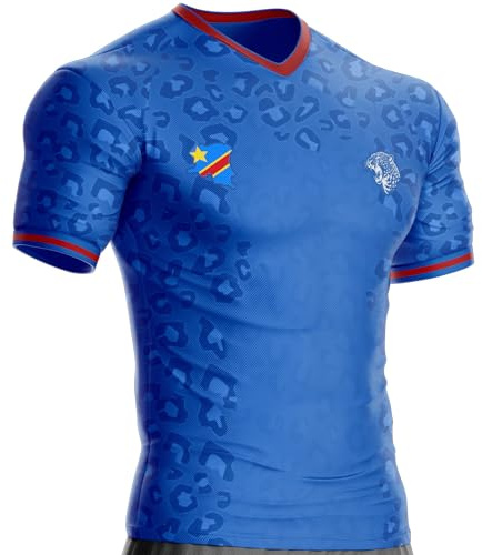 UNITIF Congo Football Jersey RDC-441 Congolese Flag
