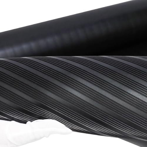 Shop Fußmatte, Gummirolle, 3 mm dick, gestreift, strukturierte Fußmatten für unter Autos, Wohnmobilen, Anhänger, robuste Gummi-Bodenrolle, wasserdichte Bodenschutzmatten