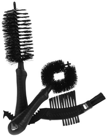 Kisangel 3pcs Chain Tool for Motorbike Chain Cleaning Device Brush Tire Brush Sturdy Plastic