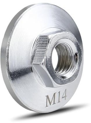X Lock Adapter auf M14-Gewinde und 5/8'' Gewinde, X-Lock-Adapter für Normale Scheiben, Winkelschleifer Trennscheiben, Schneidmesser, Sägeblatt (1 X Gegenmuter)