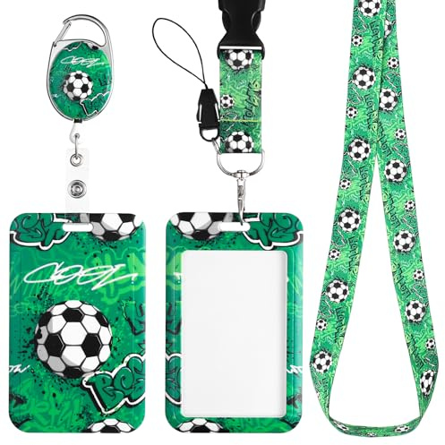 1 Set Ausweishülle mit Band, Kartenhalter Ausweishalter mit Band, Kartenhalter Ausweis Vertikal mit Lanyard, für Dienstausweis Hülle Krankenschwester Zubehör, mit einziehbaren Badge Reel & Strap