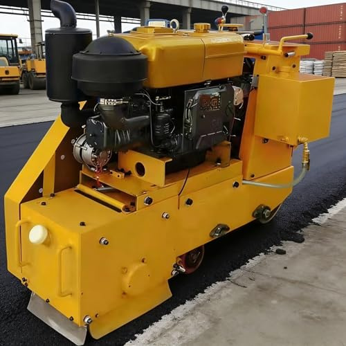 Electric Hydraulic Road Scarifier Machine for Asphalt Pavement Repair, Concrete Milling Equipment for Surface Roughening and Construction Site Preparation