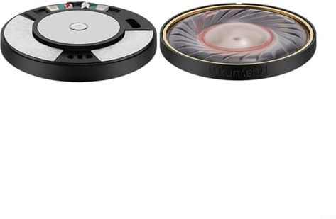 HomeVortex Testine professionali da studio DJ, con driver da 40 mm, bassi alti e voce chiara, diaframma di carta, per un monitoraggio coinvolgente, ampia risposta 20Hz-20kHz, robusta