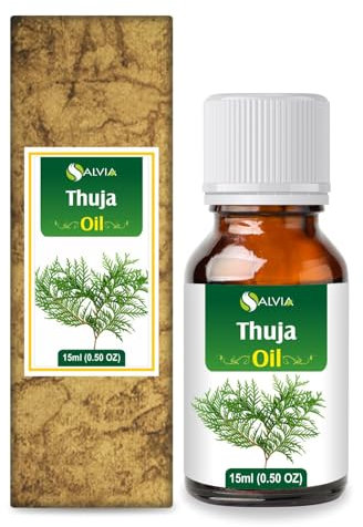 Thuja Oil (Thuja Orientali) Essential Oil 100% Pure & Natural - Undiluted Uncut Cold Pressed Aromatherapy Premium Massage Oil - Therapeutic Grade 15 ML