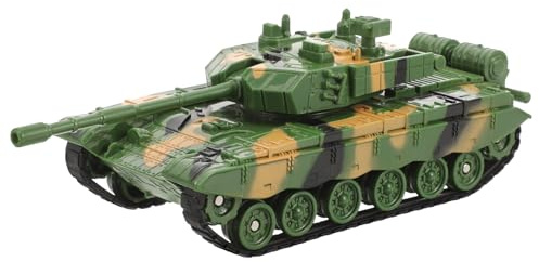 Toyvian Armee Panzer Spielzeug, 14.5 cm lang Panzer Modell Spielzeug, Armeefahrzeuge Spielzeugmodell - Militärpanzer Kinderspielzeug, Geschenke für Weihnachten und Geburtstag