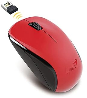 Genius Ratón NX-7000 V2 Rojo 1200DPI SS Cable Óptico USB PC