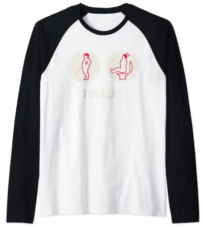 Panneau de toilettes vintage Tuvalet Manche Raglan