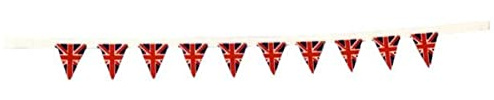 Melody Jane Dolls House Union Jack Great British Flag Bunting Party Banner Decor Accessory