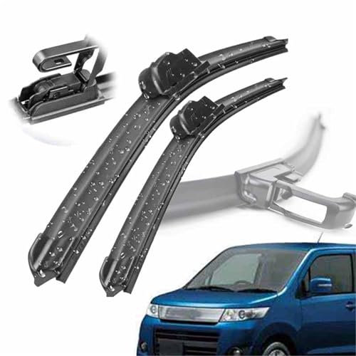 WILSEM Balais D'essuie-Glace Avant pour Suzuki pour Wagon R+ 1997 1998 1999 2000 2001-2008 Pare-Brise Pare-Brise Nettoyeur De Vitres Brosses De Pluie pour Voiture 20+18 Essuie-Glace
