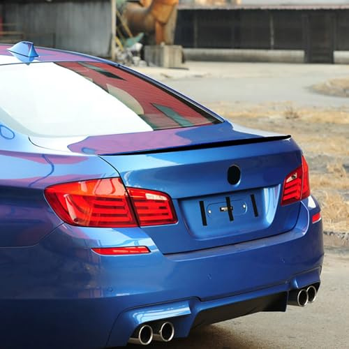 AUTO-STYLE Spoiler arrière compatible avec BMW Série 5 F10 Sedan 2010-2016 (ABS Noir Luisant)