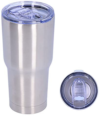 Beufee 30oz Stainless Steel Tumbler with Lids, Doubel Wall Vacuum Insulated Tumbler Coffe Cup Water Mug Bottle for Travel Hot and Cold Drinks