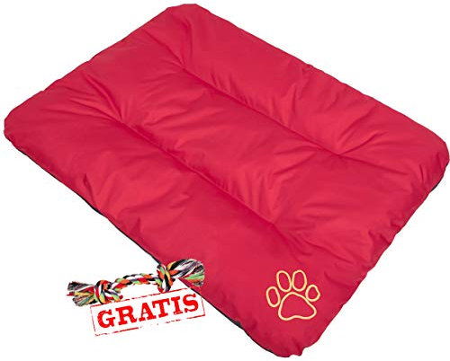 Hobbydog ECOCZE6 + Ball gratis Hundebett Ruheplatz Hundematratze Hundekissen Hundematte ECO Schlafplatz (3 Verschiedene Größen) (R1 (90 x 60 cm))