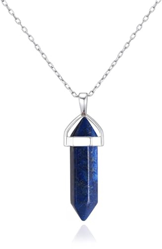 Philip Jones Lapis Genuine Gemstone Necklace