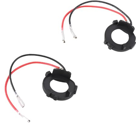 Keenso Auto Scheinwerfer Halter, 2 Stück H7 LED Scheinwerfer Lampenfassung Halter Adapter H7 LED Scheinwerfer Adapter für MK7