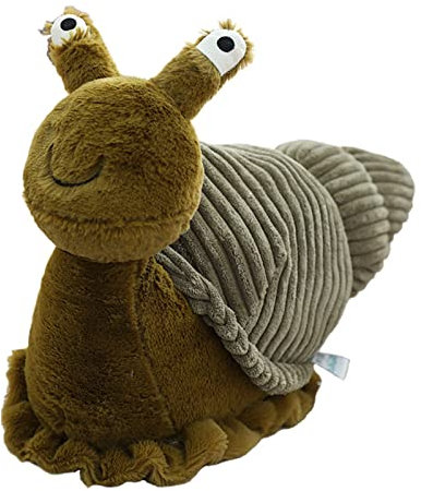 Martin Kench Schnecken Stofftier Plüschtier, Kuscheltier Schnecken Plüschkissen Tier Kissenpuppe Spielzeug Geschenk für Kinder Mädchen Jungen (28cm)