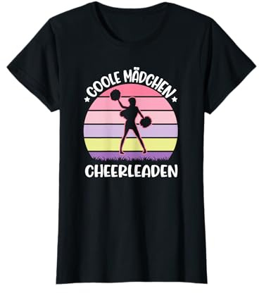 Frauen Cheerleader Damen, Coole Mädchen Cheerleaden T-Shirt