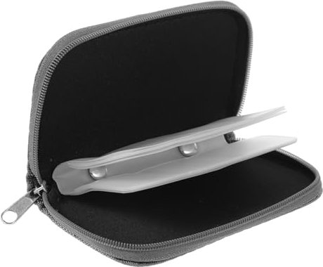 Homoyoyo Estuche para Tarjetas De Memoria Portátil, Organizador 22 Ranuras para Tarjetas De Memoria y Sdhc, Gris, Compacto y Antichoque, Adecuado para Almacenamiento y Transporte Seguro De Tarjetas