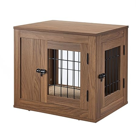 Holz Indoor Hundekäfig Schrank Tierkäfig mit abschließbarer Tür Hundehütte für mittelgroße Hunde mit Türriegel 2 Verriegelungen für kleine Hunde bis mittelgroße Hunde Hundehaus. ( Color : 1 , Size : 5