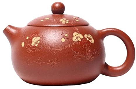 Tetera Marroqui Tetera De Barro De Ciruela Pintada A Mano Pura De 8.7oz/0.26L Tetera Tetera Tetera Turca