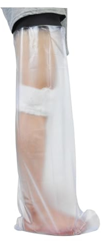 Protections pour Plâtre Housse de Protection imperméable for plâtre de Jambe for Adulte, Protection complète de la Jambe, Protection étanche for plaie du Pied, de la Cheville et du Genou