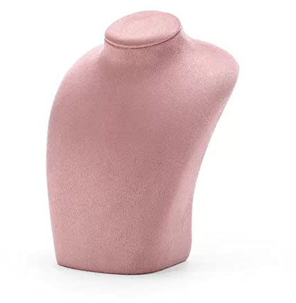 CVNIMV Schmuck-Organizer-Ständer für Halsketten, Ketten, Schmuckbüste, Samt, Portraithals, für Halsketten, Präsentationsständer, Modell, Schmuckbüste, Präsentationshalter, Halsk