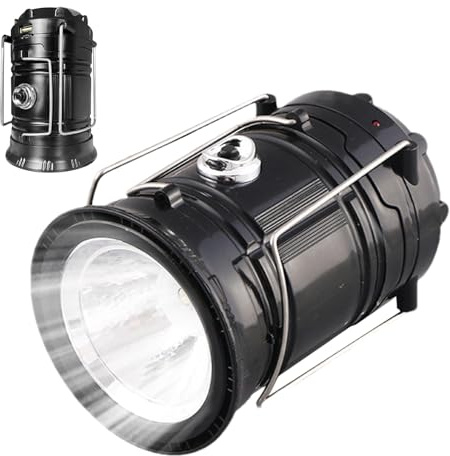 Camping Flashlight - Portable Hiking Flashlight - 3 Lighting Modes Tent Lantern, Hangable Electric Camp Lamp Outdoor Accessories for Work Travel