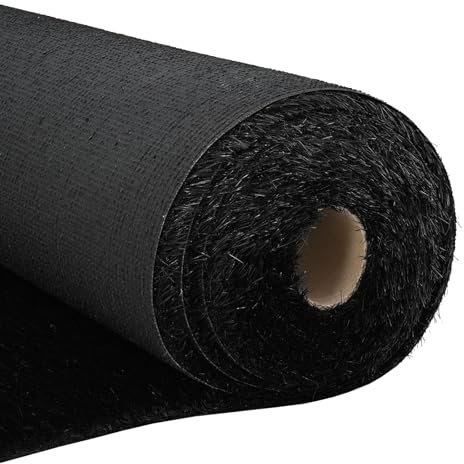 vidaXL Erba Sintetica Nera 10x1 m