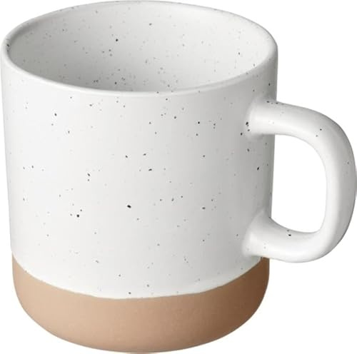 Dein Wunschtext als Gravur auf einer weißen Keramik Tasse mit 360ml - spülmaschinenfest - groß - Design (OHNE Gravur)