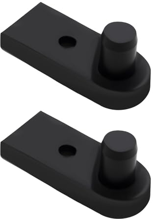 Create idea 2x Bisagra de Repuesto para Puerta de Ducha Pivote de Un Solo Pasador de 7,5 Mm para Baño Balcón Puerta de Vidrio Batiente