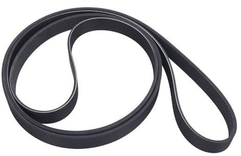 HELEVIA Fan Drive Belt Reduce Friction Wearproof Dependable Performance 7PK2710 Replacement for TRANSIT MK6 2.4 RWD