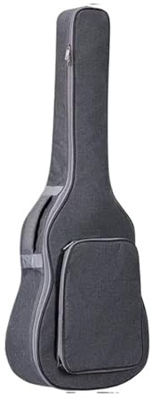 FREOJGU Gitarrväska Gitarrryggsäck, vattentätt fodral för akustik, Grå, Taglia Unica
