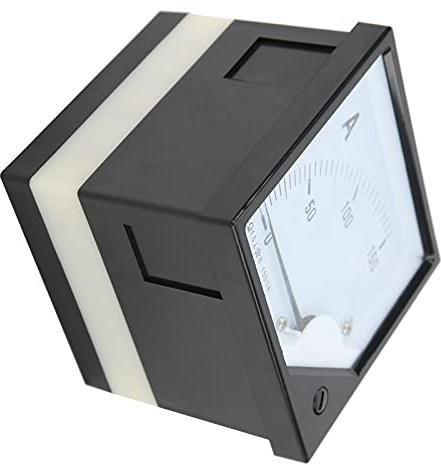 Vvikizy Amperometro Puntatore AC Misuratore di Corrente Analogico da Pannello ABS di Alta qualità per Imprese Industriali e Minerarie 6L2 150A/5A per Energia Elettrica e Metallurgia