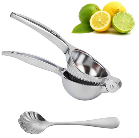 Lemon Squeezers, Manual Lemon Squeezer, Lemon Manual Press Juicers Stainless Steel, Hand Juicer Squeezer for Citrus Fruits, Efficient Juice Press Design